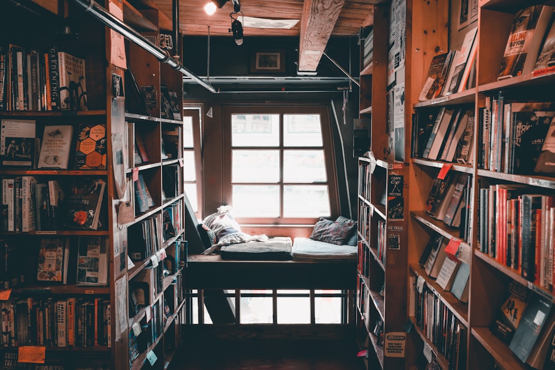 Taken at a cozy little bookstore in Seattle. You can hang out as long as you’d like and read whatevers on the shelves [ IG: @clay.banks ]